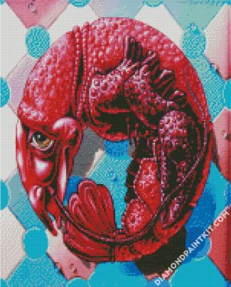 Sad Lobster diamond painting