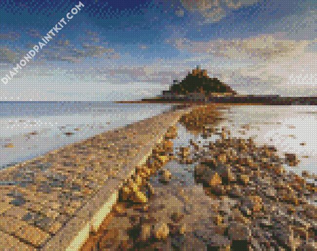 Saint Michael's Mount Cornwall diamond painting