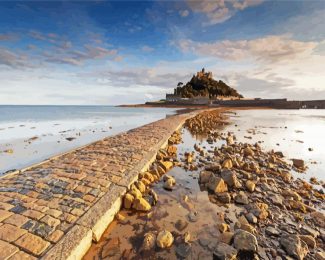 Saint Michael's Mount Cornwall diamond painting