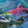 Salmon Fish diamond painting