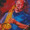 Sax Player diamond painting