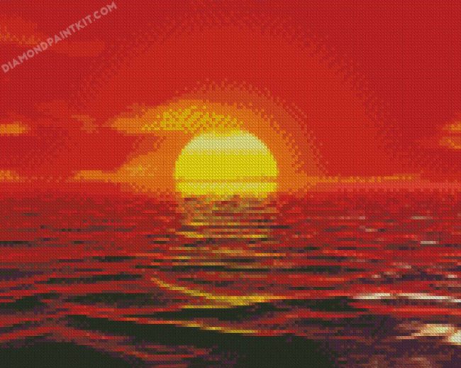 Seascape Sunrise diamond paintings