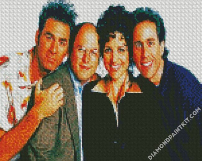 Seinfeld Actors diamond painting