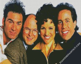 Seinfeld Serie Characters diamond paintings