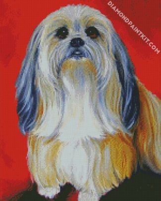 Shih Tzu Dog Art diamond painting