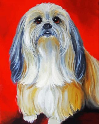 Shih Tzu Dog Art diamond painting