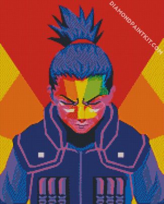 Shikamaru Pop Art diamond painting