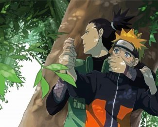 Shikamaru And Naruto diamond painting