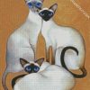 Siamese Family diamond painting