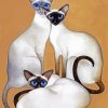 Siamese Family diamond painting