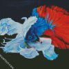 Siamese Fighter Fish diamond painting