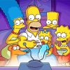 Simpsons Watching Movie diamond painting