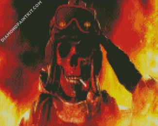 Skull Firefighter diamond paintings