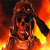 Skull Firefighter diamond painting