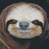 Sloth Face diamond painting