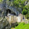 Slovenia Predjama Castle diamond painting