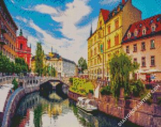 Slovenia diamond painting