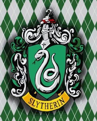 Slytherin Harry Potter Logo diamond painting