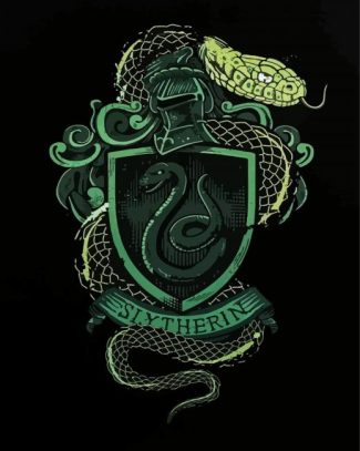 Slytherin Harry Potter diamond painting