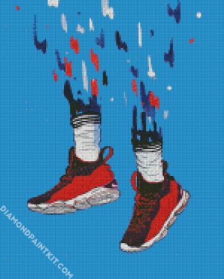 Sneakers Art diamond painting