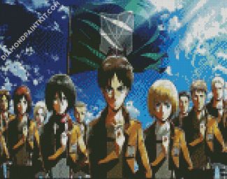 Snk Attack On Titan diamond painting