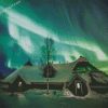 Snow Northern Lights Aurora diamond paintings