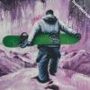 Snowboarder Man Art diamond painting