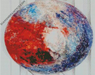 Space Pluto Planet diamond painting