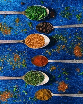 Spices On Spoons diamond painting