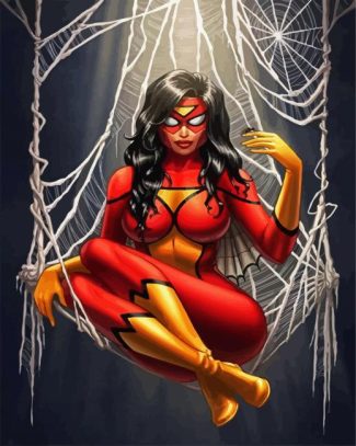 Spider Woman diamond painting