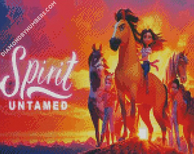 Spirit Untamed Animated Movie diamond painting