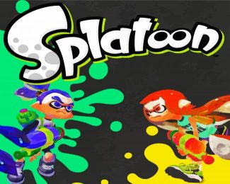 Splatoon Video Game diamond painting