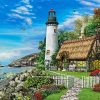 Spring Lighthouse diamond painting