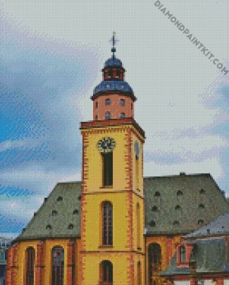 St Catherines Church Frankfurt diamond painting