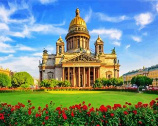 St Petersburg St Basils Cathedral diamond painting