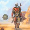 Star Wars The Mandalorian Art diamond painting