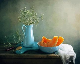 Still Life Melons diamond painting