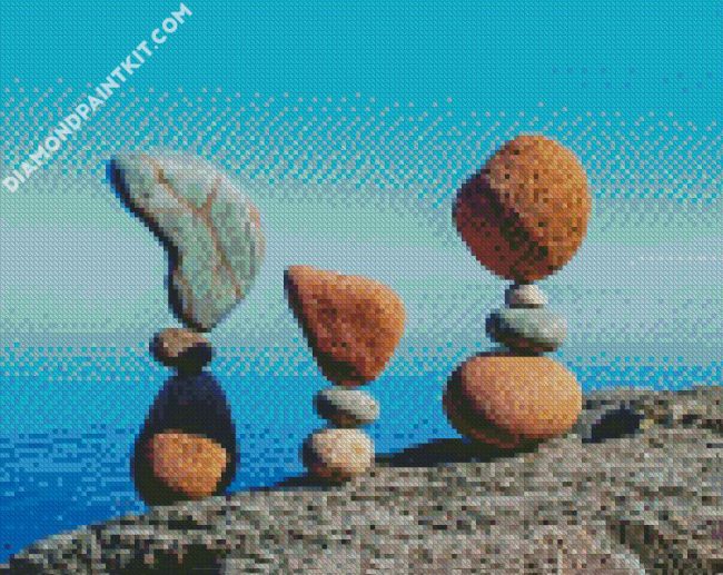 Stone Balancing diamond painting