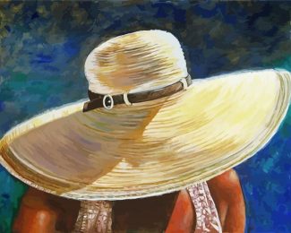 Straw Hat diamond painting