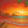 Sunrise Island diamond painting