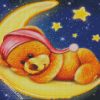 Teddy Bear On Moon diamond painting