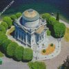 Tempio Voltiano Como Italy Europe diamond painting