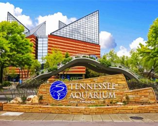 Tennesse Aquarium Chattanooga diamond painting