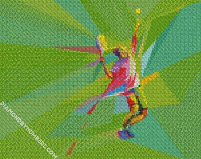 Tennis Player Pop Art diamond painting