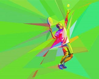 Tennis Player Pop Art diamond painting