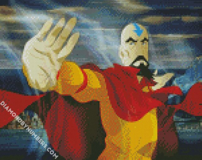 Tenzin Avatar Aang diamond painting