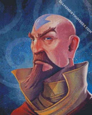 Tenzin Avatar Animation diamond painting