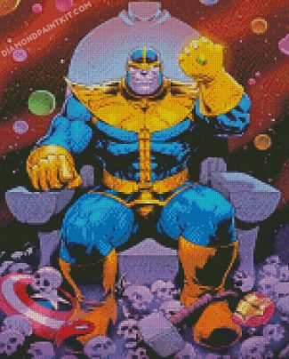 Thanos Superhero diamond paintings