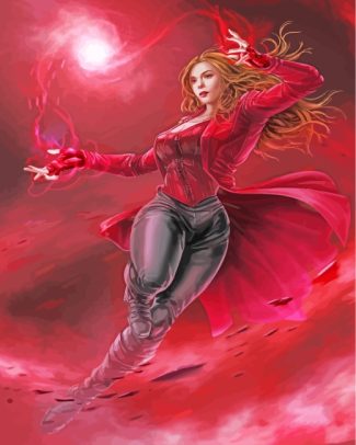 The Avengers Wanda Maximoff diamond painting