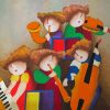 The Children Musicians diamond painting